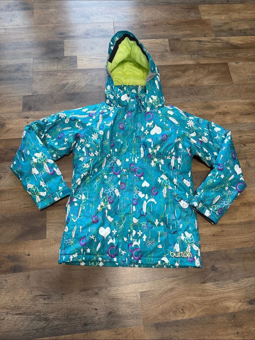Burton Kids' Size large 14/16 Teal
Snow Jacket Coat Girls Dry Ride
